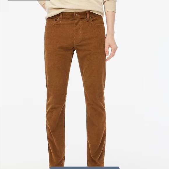 J crew dark acorn Slim-fit flex corduroy pant - Picture 1 of 5